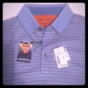 Men’s David Leadbetter XL golf shirt. Muted blue